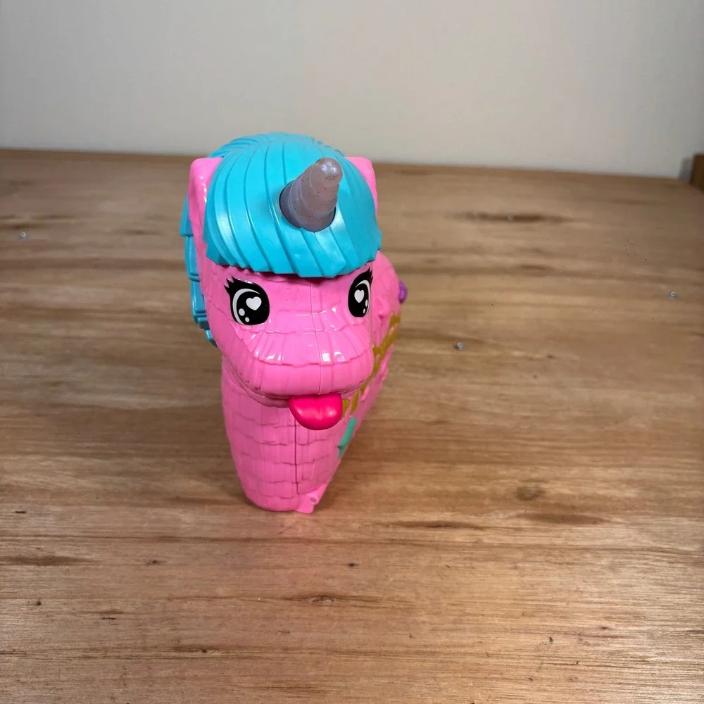 Polly Pocket Unicorn Party Playset Pink Piñata Compact Toy GKL24